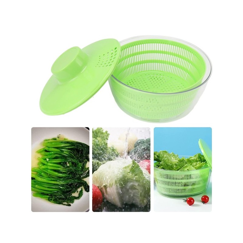 Hongu Centrifuga per insalata verdura lava e asciuga cestino scola