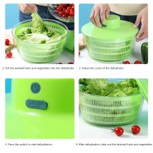 Centrifuga per insalata verdura lava e asciuga cestino scola frutta...