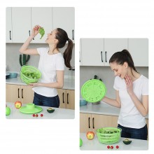 Centrifuga per insalata verdura lava e asciuga cestino scola frutta ricarica USB