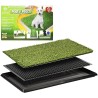 Hongu Lettiera MAXI assorbente per cucciolo cane con erba sintetica...