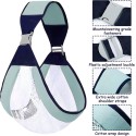 Fascia Porta Bebè baby wrap Elastica porta Bambino Marsupio Neonato regolabile