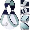 Hongu Fascia Porta Bebè baby wrap Elastica porta Bambino Marsupio N...