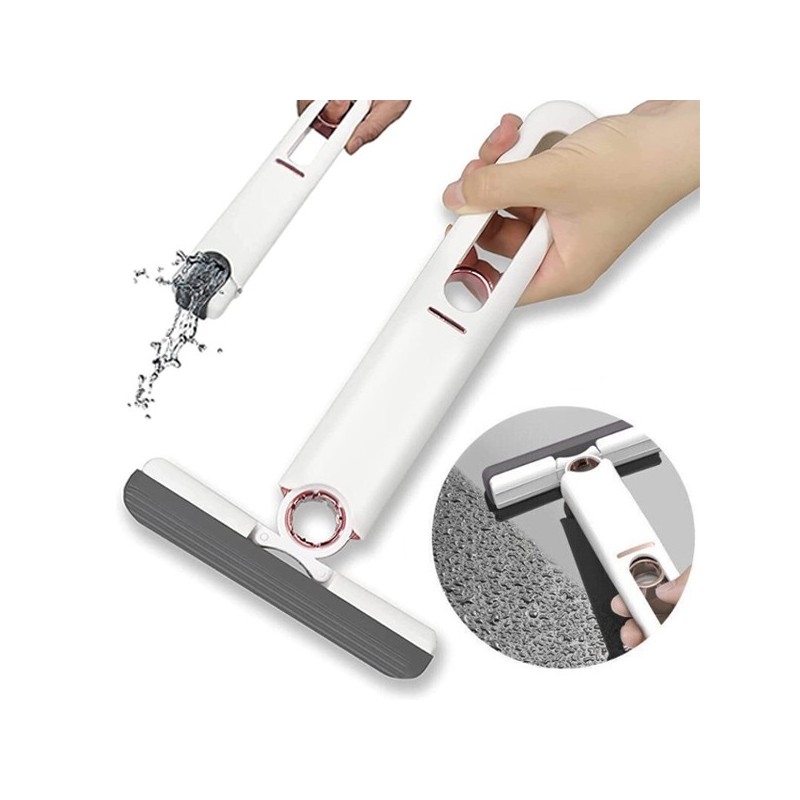 Mini Mop Mocio Tira Acqua Portatile Spugna Ecologica per Auto Finestre Pavimenti
