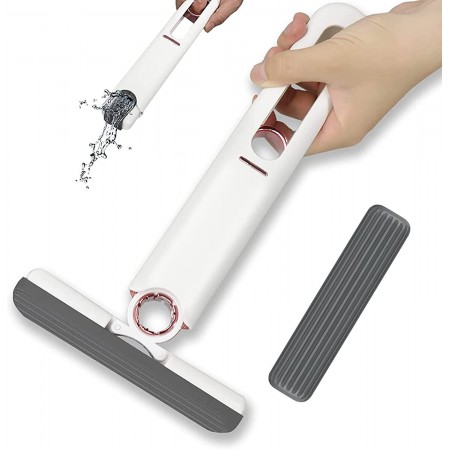 Mini Mop Mocio Tira Acqua Portatile Spugna Ecologica per Auto Finestre Pavimenti