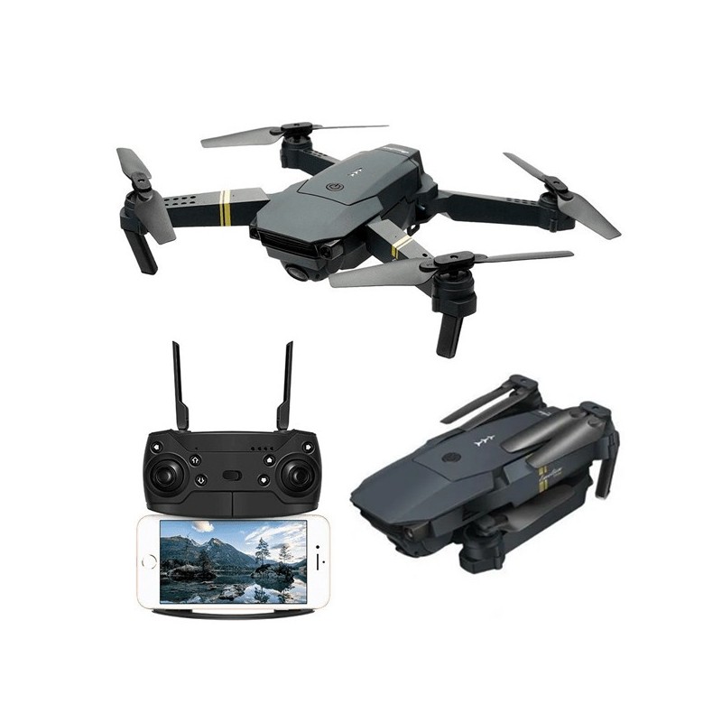Mini Drone Quadricottero pieghevole con fotocamera telecamera 4K WIFI smartphone
