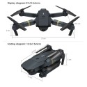 Mini Drone Quadricottero pieghevole con fotocamera telecamera 4K WIFI smartphone