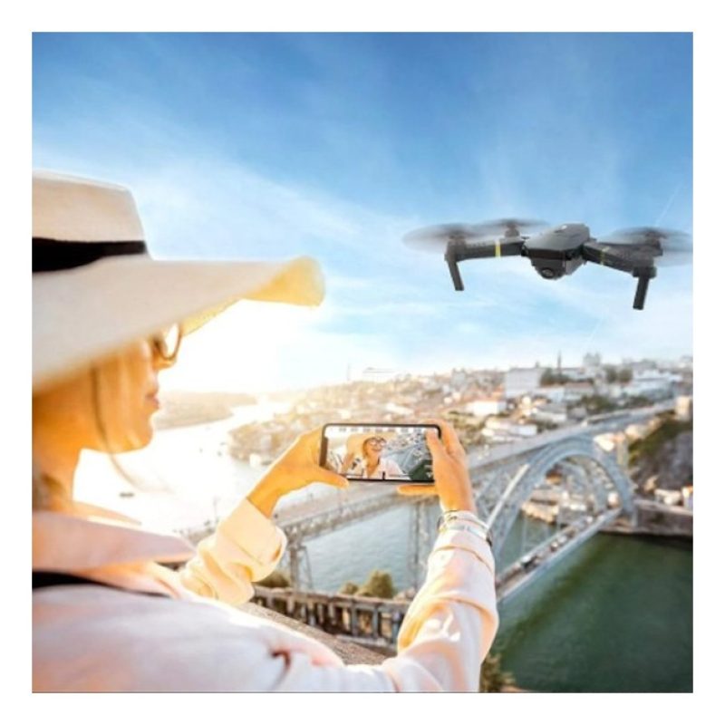 Andowl Mini Drone Quadricottero pieghevole con fotocamera telecamer...