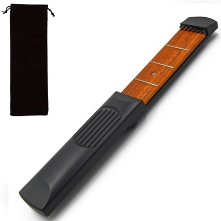Mini chitarra tascabile 6 Corde 4 Tasti pratica allenamento musicale idea regalo