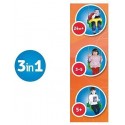 Altalena seggiolino tris 3 in 1 giochi all'aperto protezioni sport bambino