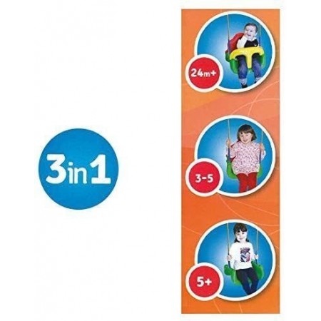 Altalena seggiolino tris 3 in 1 giochi all'aperto protezioni sport bambino
