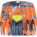 Kit Utensili 17 pezzi Attrezzi Fai-da-te professionale Set Manuali Cacciavite