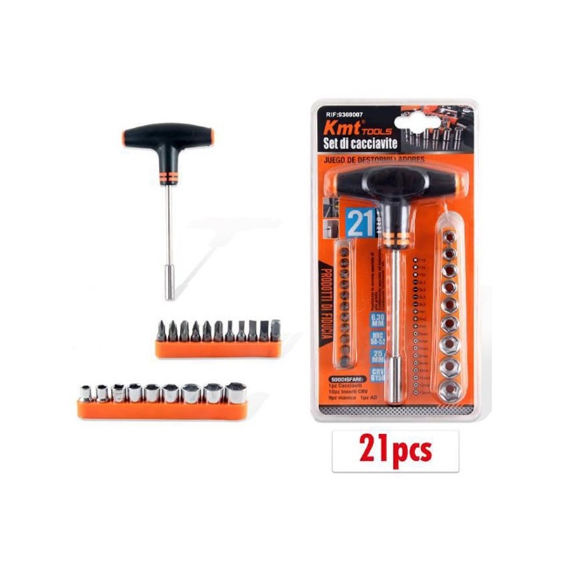 Kit cacciavite giravite punte croce stella taglio cacciaviti In acciaio 21 pezzi