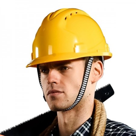Elmetto casco di protezione in polietilene cantiere caschetto sicurezza EN397