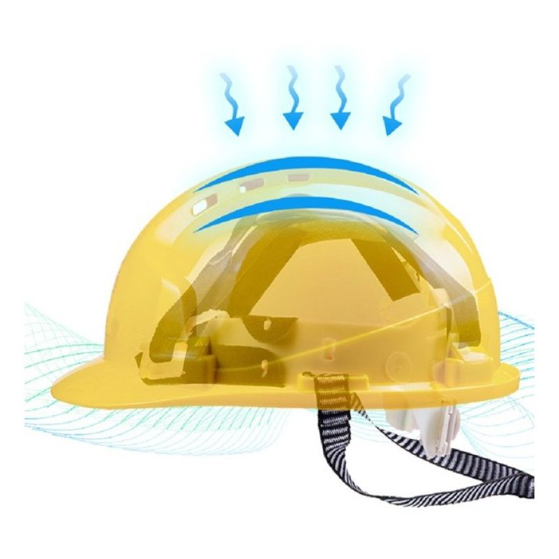 Kmt Tools Elmetto casco di protezione in polietilene cantiere casch...