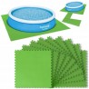 Bestway 9x Tappetino verde 78x78 Tappeto fondo piscina antiscivolo ...