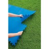 Bestway 9x Tappetino blu 50x50 tappeto fondo piscina antiscivolo Pu...