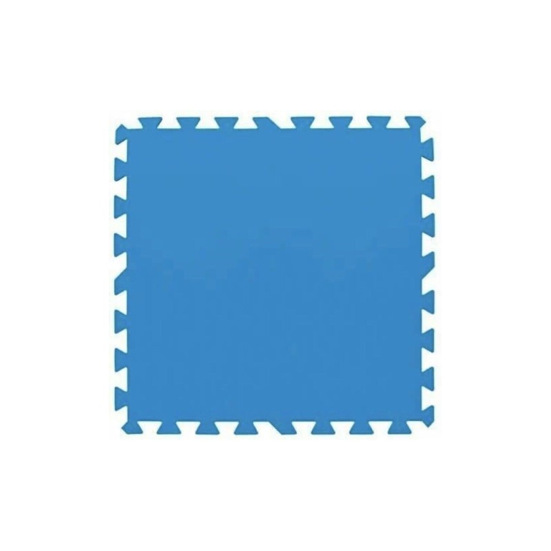 Bestway 9x Tappetino blu 50x50 tappeto fondo piscina antiscivolo Pu...