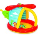 Piscina Elicottero Gioco Gonfiabile Bambini con Palline Fisher Price Animali