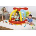Piscina Elicottero Gioco Gonfiabile Bambini con Palline Fisher Price Animali