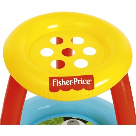 Piscina Gioco Gonfiabile Bambini con Palline Fisher Price Animali della Foresta