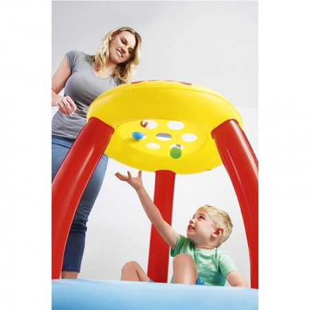 Piscina Gioco Gonfiabile Bambini con Palline Fisher Price Animali della Foresta