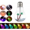 LAMPADINA Diffusore aromi umidificatore aromaterapia lampada RGB palma sassi USB