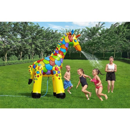Bestway Gonfiabile spruzzatore grande giraffa jumbo irrigatore giardino feste