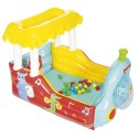 Trenino Gonfiabile Per Bambini 2 Anni+ Play Center 132x94x89cm Con Palline 93537