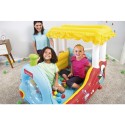 Trenino Gonfiabile Per Bambini 2 Anni+ Play Center 132x94x89cm Con Palline 93537