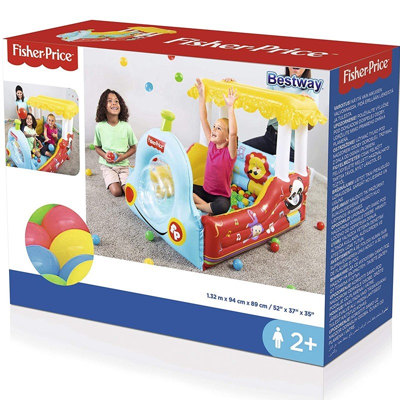 Fisher Price Trenino Gonfiabile Per Bambini 2 Anni+ Play Center 132...