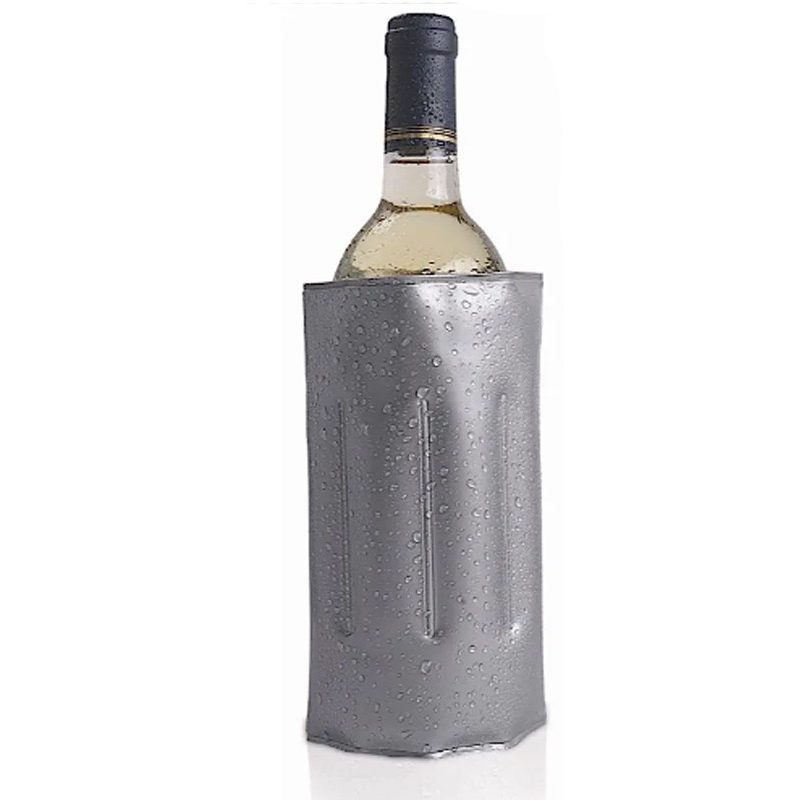 Fascia refrigerante porta bottiglie portatile raffredda vino termic...