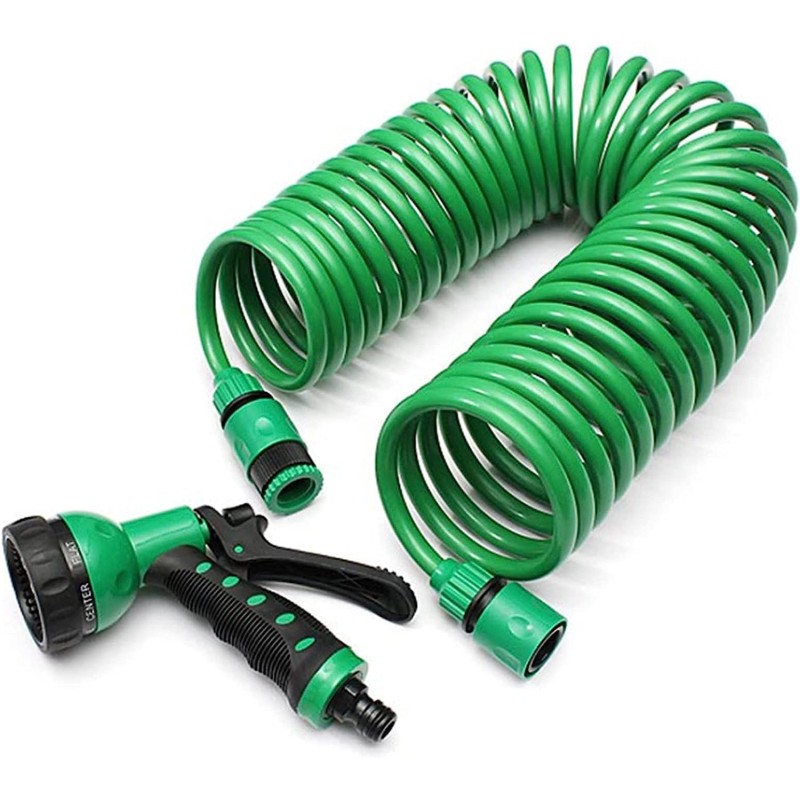Kmt Tools Tubo Estensibile a Spirale 7.5mt + Pistola Pompa Flessibi...
