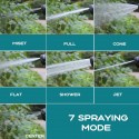 Tubo Acqua Giardino Estendibile Con Pistola Avvolgitubo Pompa Annafiatore 15 M