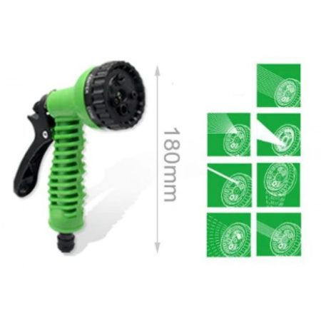 Tubo Acqua Giardino Estendibile Con Pistola Avvolgitubo Pompa Annaf...