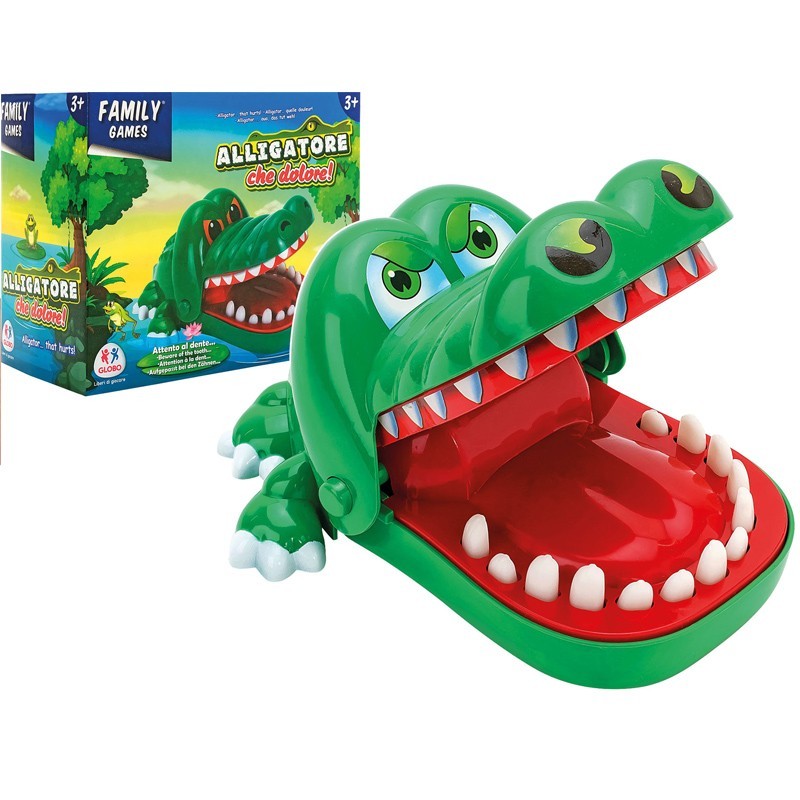Gioco di società per famiglia Gioco Coccodrillo alligatore in scatola da  3+