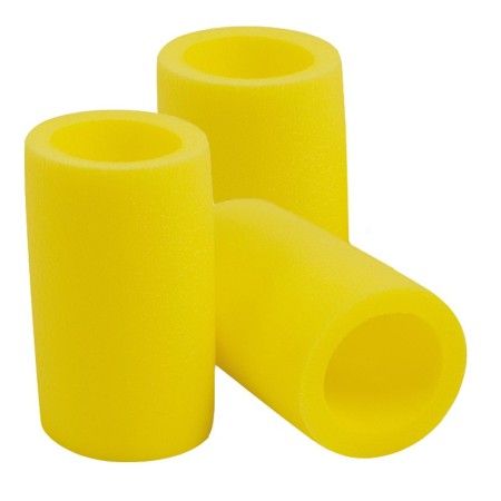 Giunto per tubo mare piscina in spugna colorato giallo bambini 15x7cm acqua