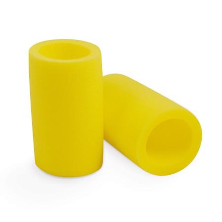 Giunto per tubo mare piscina in spugna colorato giallo bambini 15x7cm acqua