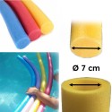 Giunto per tubo mare piscina in spugna colorato giallo bambini 15x7cm acqua