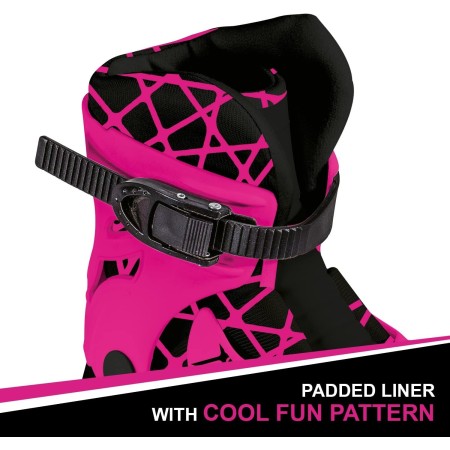 Pattini in linea Roller Skate a rotelle Allungabili 33-36 Mondo Bambini Rosa Blu