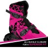 Mondo Pattini in linea Roller Skate a rotelle Allungabili 33-36 Mon...