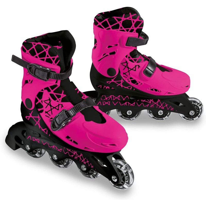 Mondo Pattini in linea Roller Skate a rotelle Allungabili 33-36 Mon...