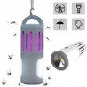 Zanzariera Elettrica Lampada Torcia LED da Campeggio Anti Zanzare B...