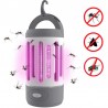 Zanzariera Elettrica Torcia LED da Campeggio Antizanzare 3W Esterno...