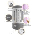 Zanzariera Elettrica Torcia LED da Campeggio Antizanzare 3W Esterno ricaricabile