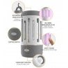Zanzariera Elettrica Torcia LED da Campeggio Antizanzare 3W Esterno...