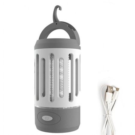Zanzariera Elettrica Torcia LED da Campeggio Antizanzare 3W Esterno ricaricabile