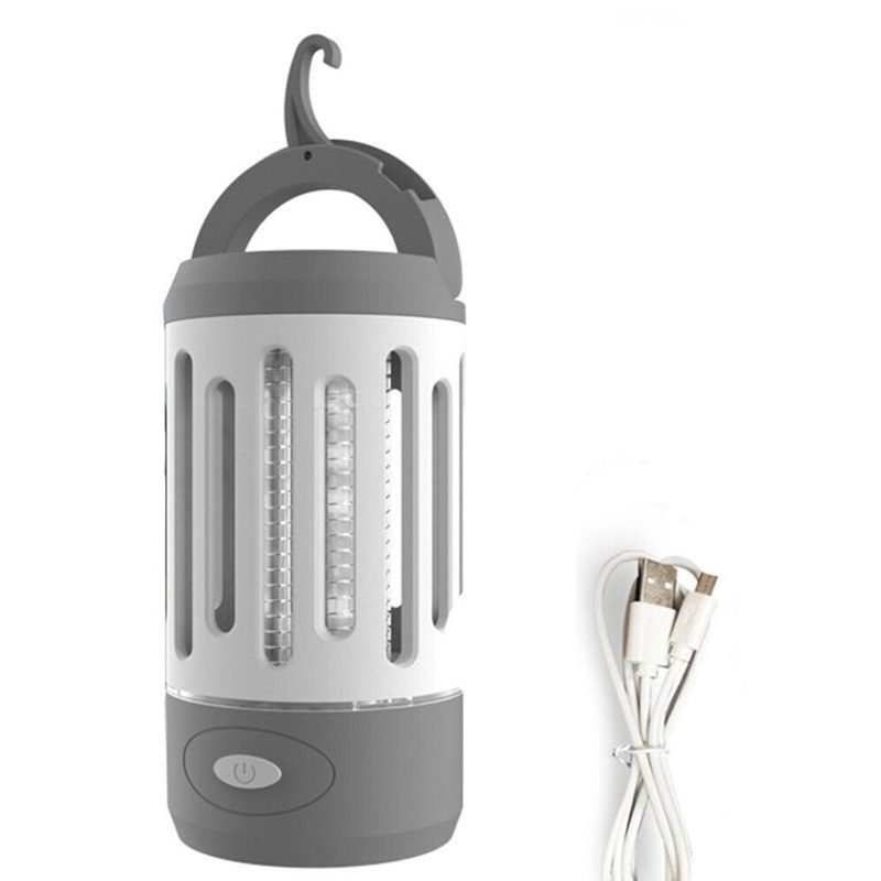 Zanzariera Elettrica Torcia LED da Campeggio Antizanzare 3W Esterno...