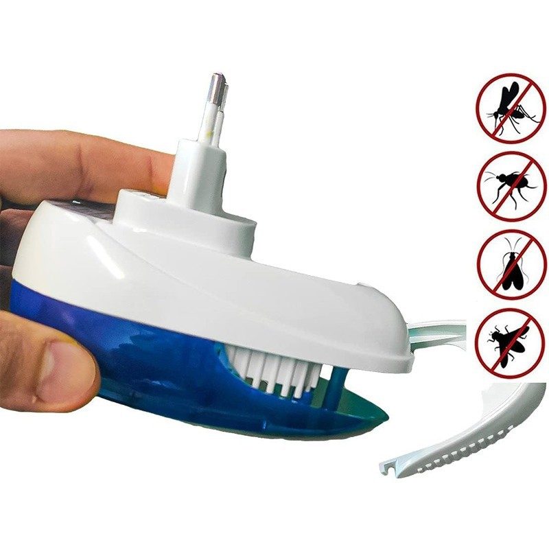 Zanzariera Elettrica Torcia LED da Campeggio Antizanzare 3W Esterno...
