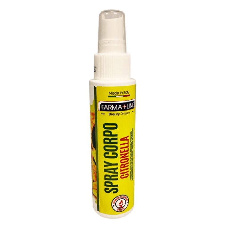 Farma+Line Set 5 Pz Spray Corpo Profumato Alla Citronella Anti Zanz...