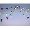 Hongu Catena luminosa luce LED effetti RGB 8 bandierine luci natale...